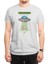 Do You Believe In The Ufo?, 80's 90's Pixel Game Graphics Beyaz Spor Tişört 2