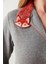 Kırçıllı Gri Cute Fox Pijama Takımı 6