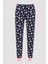 Kış Konseptli Termal Pantolon Pijama Altı 4