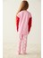 Açık Pembe Kız Çocuk Ev Desenli Pijama Takımı 6