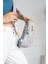 Gri Kadın Çapraz Askılı 4 Gözlü Vücut Çantası Bodybag 25X16CM PBU9001 3