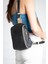 Siyah Taba Kadın Çapraz Askılı 4 Gözlü Vücut Çantası Bodybag 25X16CM PBU9001 2