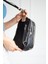 Siyah Taba Kadın Çapraz Askılı 4 Gözlü Vücut Çantası Bodybag 25X16CM PBU9001 3