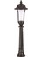 Avonnı BSU-68027-BSY-B Siyah Boyalı Dış Mekan Aydınlatma E27 Aluminyum Akrilik Cam 28CM 1