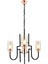 Avonnı AV-4163-3BSY Siyah Boyalı Modern Avize E27 Metal Cam 62CM 1