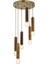 Avonnı AV-1651-6ET Eskitme Kaplama Modern Avize E27 Ahşap 40CM 1