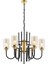 Avonnı AV-4163-6E Eskitme Kaplama Modern Avize E27 Metal Cam 62CM 1