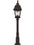 Avonnı BSU-68040-BSY-M3-OP Siyah Boyalı Dış Mekan Aydınlatma E27 Aluminyum Cam 23CM 1