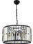 Avonnı AV-60029-3BSY Siyah Boyalı Modern Avize E27 Metal Kristal 40CM 1