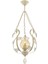 Avonnı AV-65119-TF Krem Ferforje Boyalı Klasik Avize E27 Metal Cam 30CM 1