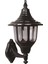 Avonnı BAP-68190-BSY Siyah Boyalı Dış Mekan Aydınlatma E27 Abs Polikarbon Cam 27X24CM 1