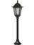 Avonnı BSU-68054-BSY-M3-BOP Siyah Boyalı Dış Mekan Aydınlatma E27 Aluminyum Polikarbon Cam 27CM 1