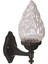 Avonnı BAP-68191-1BSY-M2 Siyah Boyalı Dış Mekan Aydınlatma E27 Abs Akrilik Cam 25X15CM 1
