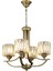 Avonnı AV-65226-4E Eskitme Kaplama Modern Avize E27 Metal Kristal 55CM 1