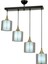 Avonnı AV-65233-4Y-BSY-F Siyah Boyalı Modern Avize E27 Metal Cam 70X14CM 1