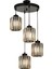 Avonnı AV-65230-4T-BSY Siyah Boyalı Modern Avize E27 Metal Kristal 40CM 1