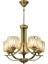 Avonnı AV-65226-5E Eskitme Kaplama Modern Avize E27 Metal Kristal 55CM 1