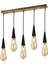 Avonnı AV-60059-5EY Eskitme Kaplama Modern Avize E14 Metal Cam 90X10CM 1