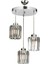 Avonnı AV-65230-3KT Krom Kaplama Modern Avize E27 Metal Kristal 40CM 1