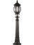 Avonnı BSU-68063-BSY-M1-B Siyah Boyalı Dış Mekan Aydınlatma E27 Aluminyum Polikarbon Cam 20CM 1
