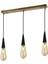 Avonnı AV-60059-3EY Eskitme Kaplama Modern Avize E14 Metal Cam 65X10CM 1