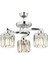 Avonnı AV-65229-3K Krom Kaplama Modern Avize E27 Metal Kristal 58CM 1