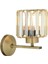 Avonnı AP-65244-1E Eskitme Kaplama Aplik E27 Metal Kristal 20X27CM 1