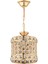Avonnı AV-65240-1S Sarı Kaplama Modern Avize E27 Metal Kristal 17CM 1