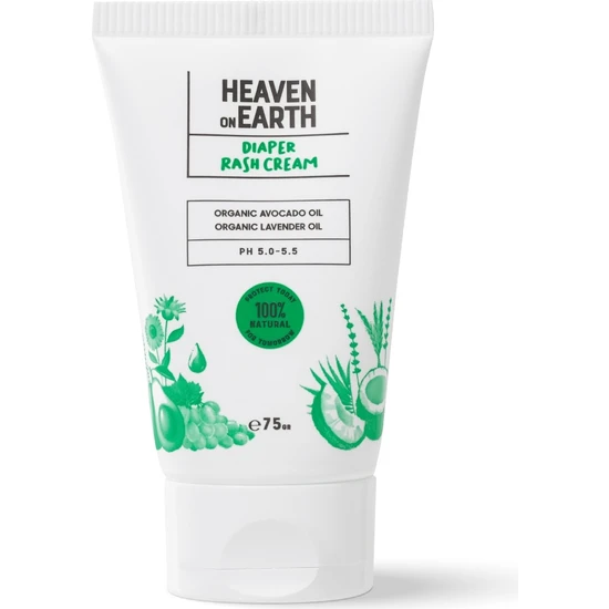 Heaven on Earth HonE %100 DOĞAL VE ORGANİK içerikli Pişik  Krem/ Heaven on Earth HonE 100% Natural Diaper Rash Cream-75gr