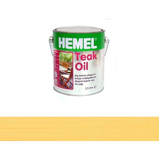 Hemel 10816 Teak Oil 2.5 Litre Tik Yağı
