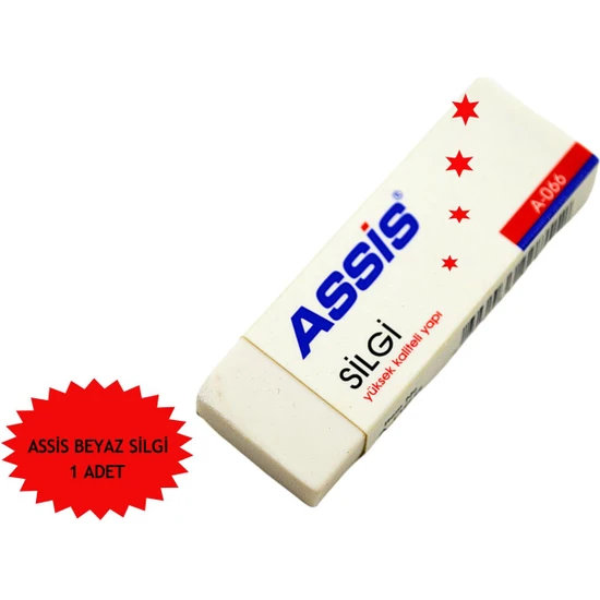 Assis Büyük Boy Beyaz Silgi No: 20 ( A-066) 1 Adet