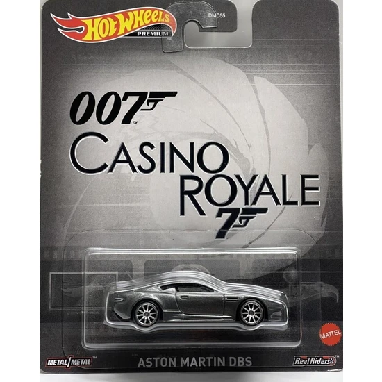 Hot Wheels Premium 007 James Bond Casıno Royal Aston Martın Dbs DMC55 HKC21