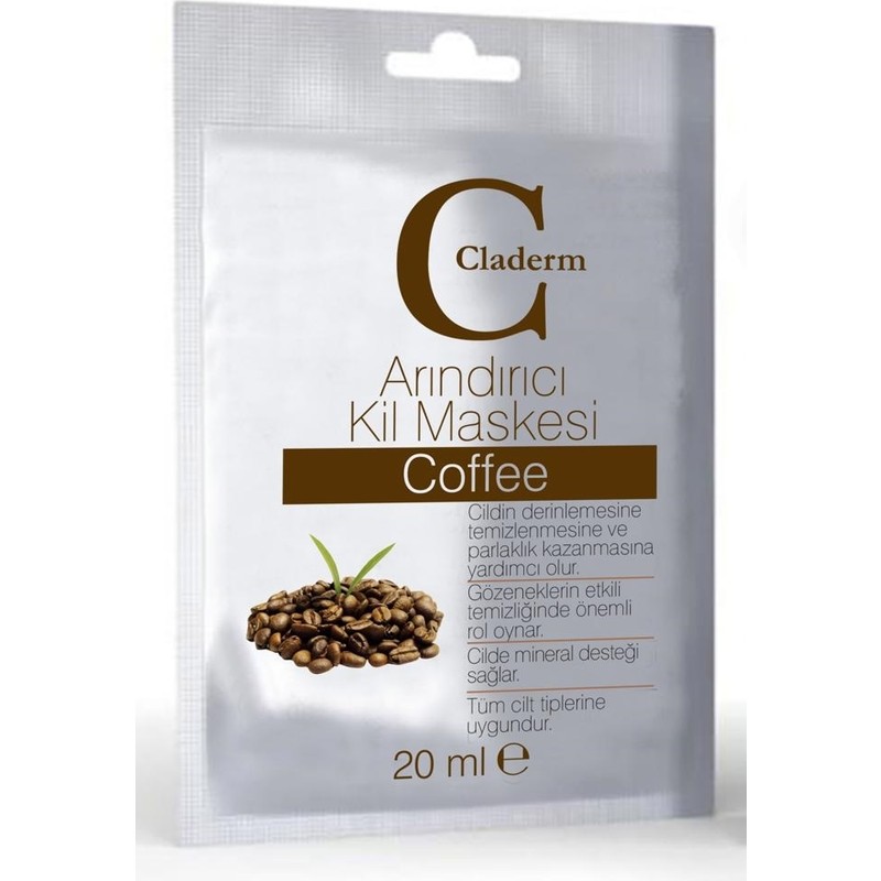 Claderm Coffee Kil Maskesi 20 ml Şase
