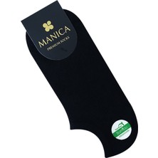 MANICA Kadın Bambu Sneaker Çorap - Siyah