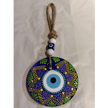 Netice Öylek El Işlemeli Hasır Ipli Nazar Boncuğu