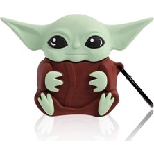 Airpods 1 / 2 Nesil Uyumlu  Baby Yoda Karakter Silikon Koruma Kılıf