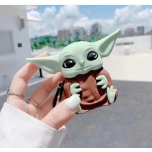 Airpods 1 / 2 Nesil Uyumlu  Baby Yoda Karakter Silikon Koruma Kılıf