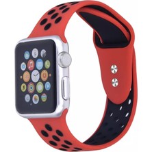 Ekoodukkan Apple Watch 1 2 3 4 5 6 7 8 Se 42/44/45/49MM Uyumlu Delikli Spor Kordon Kayış