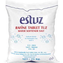 Estuz Rafine Tablet Tuz 25 Kg. (Pdv – Pure Dried Vacum Salt)