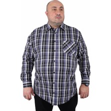 Moc Grande Mocgrande Büyük Beden Erkek Cepli Gömlek Estacional 23372 Siyah