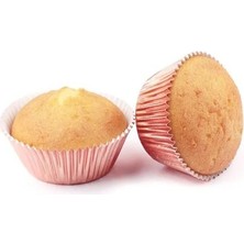 Trend Hediye Sepeti 200 Adet Metalize Rose Gold Mini Boy Çikolata Kalıbı Truff Kağıdı Mini Muffin Kalıbı Lokmalık