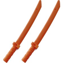 LEGO Orijinal Parçalar - 2’ Li Turuncu Katana