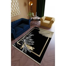 10 Post Online Salon Halısı Spor Gold Altın Gold Yolluk Kaymaz Yuvarlak Oval Kesme Ince Yıkanabilir Halı