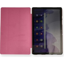 Bilişim Aksesuar Samsung Galaxy X800 Tab S8 Plus 12.4 Kılıf Tablet Smart Kılıf - Pembe