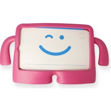 Happycase iPad 10.2 (8.nesil) Kılıf Karakter Tablet Silikon - Pembe