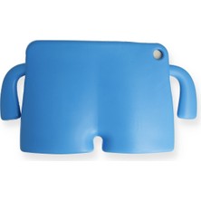 Happycase iPad 2 9.7 Kılıf Karakter Tablet Silikon - Mavi