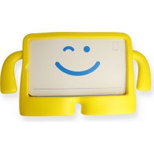 Happycase iPad 4 9.7 Kılıf Karakter Tablet Silikon - Sarı