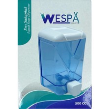 Wespa Plastik Şeffaf Sıvı Sabun Dispenseri 500 Ml.