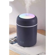 Humidifier Hava Nemlendirici USB Buhar Makinesi Işıklı Oda Araç Aroma Difüzörü H2O