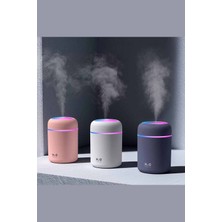 Humidifier Hava Nemlendirici USB Buhar Makinesi Işıklı Oda Araç Aroma Difüzörü H2O